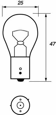 Лампа накаливания P21W 12V 21W (VBU582) Motorquip VBU582 (Motorquip: VBU582)