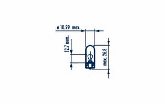 Лампа накаливания W3W 24V 3W (171093000) Narva 171093000 (NARVA: 171093000)