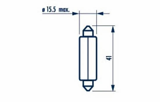 Лампа накаливания K (18W) 12V 18W (175123000) Narva 175123000 (NARVA: 175123000)