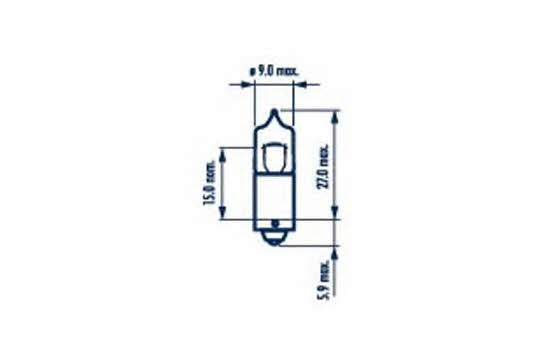 Лампа накаливания H10W 12V 10W (178333000) Narva 178333000 (NARVA: 178333000)