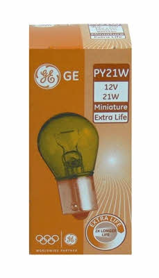 Лампа накаливания желтая PY21W 12V 21W (77091) General Electric 77091 (General Electric: 77091)