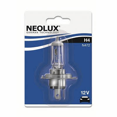 Лампа галогенная H4 12V 60/55W (N47201B) Neolux N472-01B (Neolux: N472-01B)