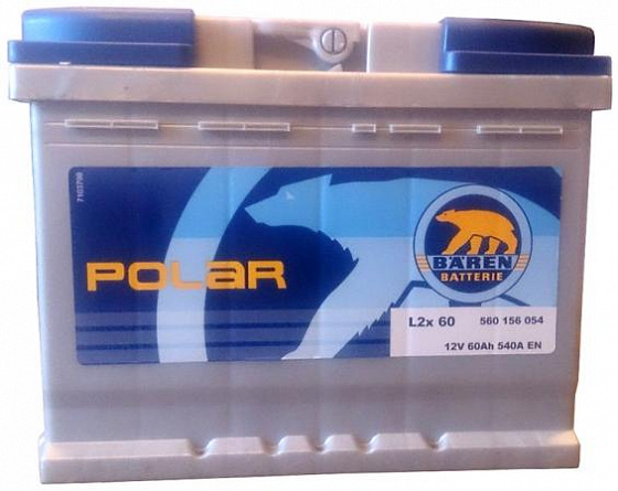 Аккумулятор Baren Polar Blu (60 A/h), 540А L+ 7905621 (BAREN: 7905621)