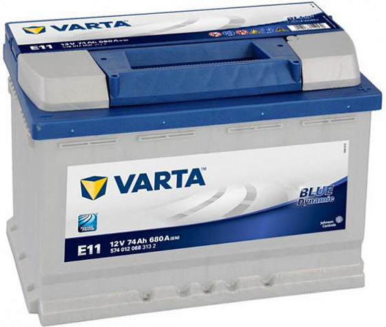 Аккумулятор Varta Blue Dynamic E11 (74 А/h), 680А R+ (574 012 068) (VARTA: 574012068)