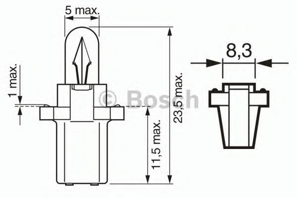 Лампа накаливания (1987302515) Bosch 1 987 302 515 (BOSCH: 1 987 302 515)