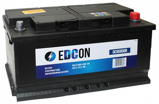 Аккумулятор Edcon (95 A/h), 800A R+ (DC95800R) (Edcon: DC95800R)