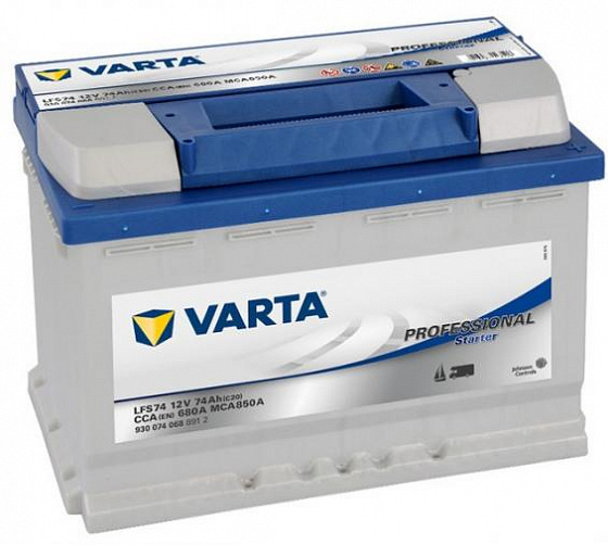 Аккумулятор Varta Professional Starter LFS74 (74 А/h), 680A R+ (930 074 068) (VARTA: 930074068)