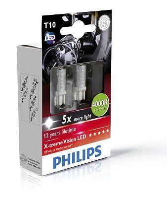 Лампа светодиодная Philips X-Treme Vision LED T10 24V W2,1x9,5d (249304000KX2) Philips 249304000KX2 (PHILIPS: 249304000KX2)