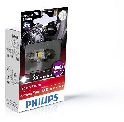 Лампа светодиодная Festoon 43 24V SV8,5 (249466000KX1) Philips 249466000KX1 (PHILIPS: 249466000KX1)