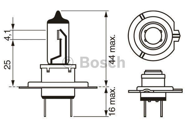 Лампа накаливания (BOSCH: 1 987 302 071)