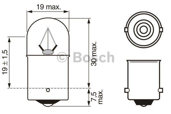 Лампа накаливания (BOSCH: 1 987 302 511)