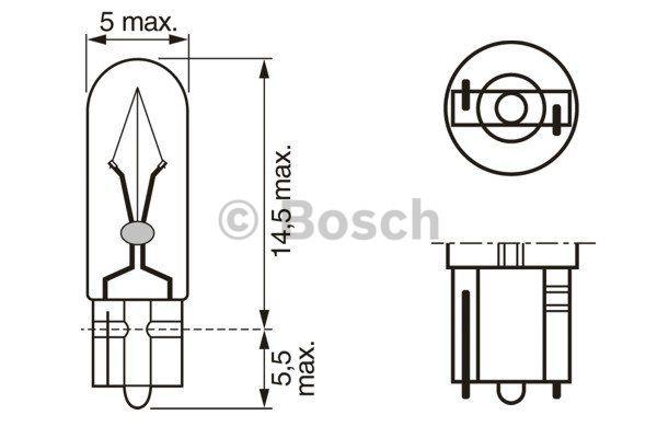 Лампа накаливания (1987302513) Bosch 1 987 302 513 (BOSCH: 1 987 302 513)