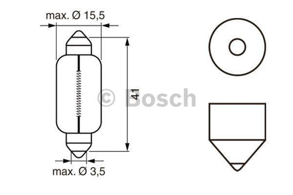 Лампа накаливания (1987302522) Bosch 1 987 302 522 (BOSCH: 1 987 302 522)