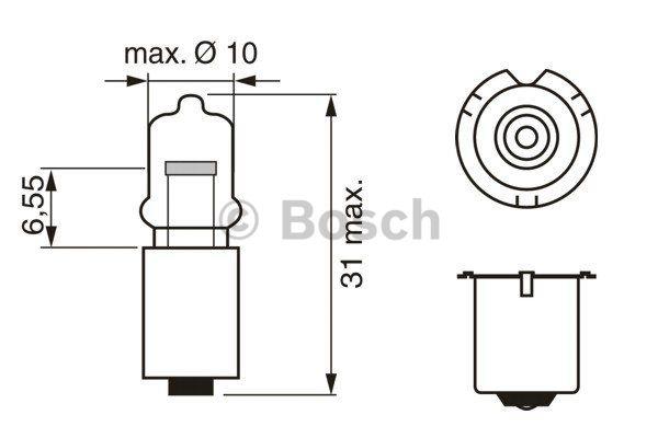 Лампа накаливания (1987302608) Bosch 1 987 302 608 (BOSCH: 1 987 302 608)