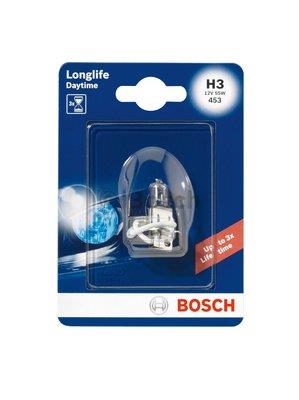 Лампа галогенная Bosch Longlife Daytime H3 12V 55W (1987301053) Bosch 1 987 301 053 (BOSCH: 1 987 301 053)