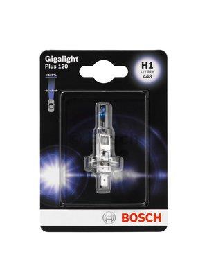 Лампа галогенная Bosch Gigalight Plus 120 H1 12V 55W (1987301108) Bosch 1 987 301 108 (BOSCH: 1 987 301 108)