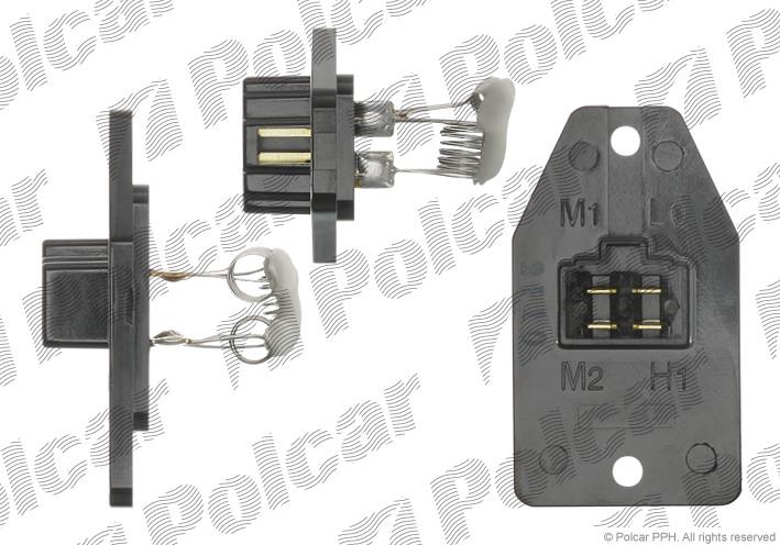 Резистор кондиционера (3809KST2) Polcar 3809KST-2 (Polcar: 3809KST-2)