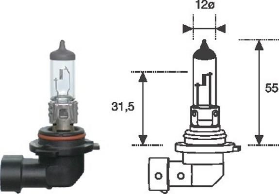 Лампа накаливания (MAGNETI MARELLI: 002577300000)