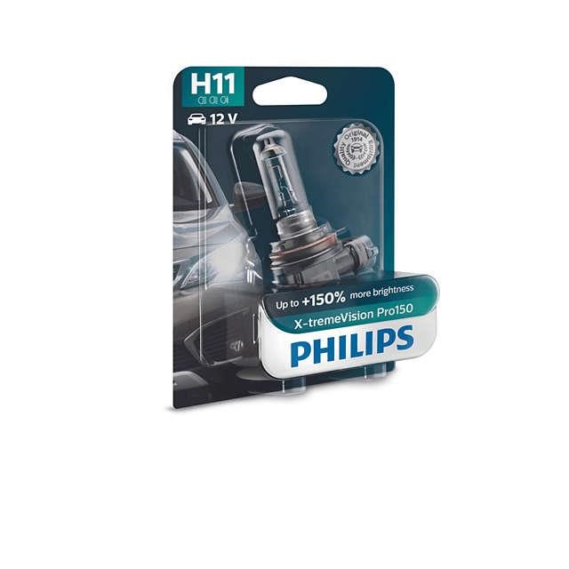 Лампа галогенная Philips X-tremeVision +150% H11 12V 55W (12362XVPB1) Philips 12362XVPB1 (PHILIPS: 12362XVPB1)