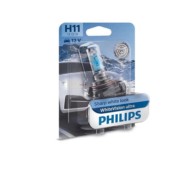 Лампа галогенная Philips WhiteVision Ultra H11 12V 55W (12362WVUB1) Philips 12362WVUB1 (PHILIPS: 12362WVUB1)