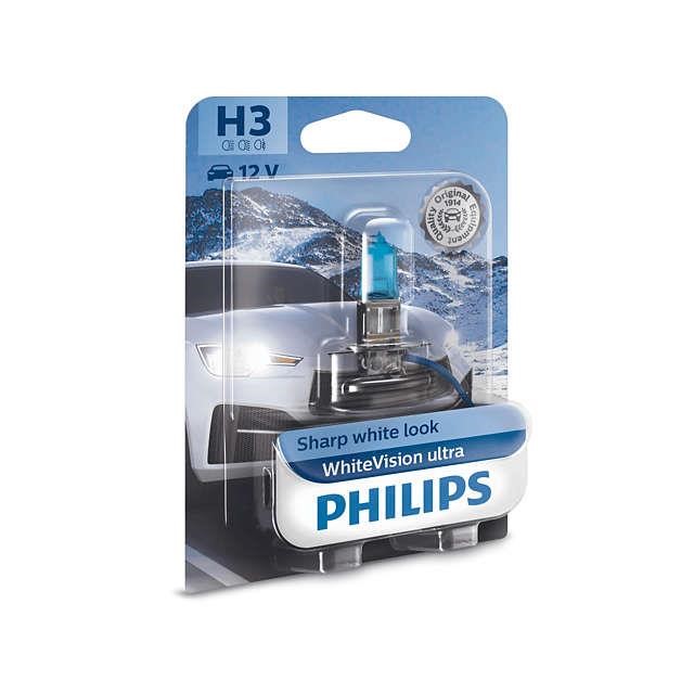 Лампа галогенная Philips WhiteVision Ultra H3 12V 55W (12336WVUB1) Philips 12336WVUB1 (PHILIPS: 12336WVUB1)