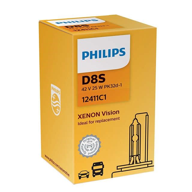 Лампа ксеноновая Philips Vision D8S 42V 35W (12411C1) Philips 12411C1 (PHILIPS: 12411C1)