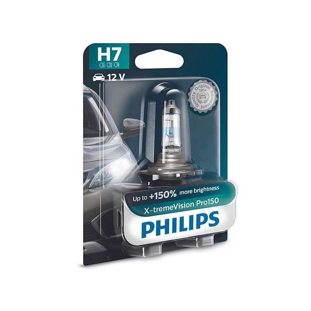 Лампа галогенная Philips X-tremeVision +150% H7 12V 55W (12972XVPB1) Philips 12972XVPB1 (PHILIPS: 12972XVPB1)