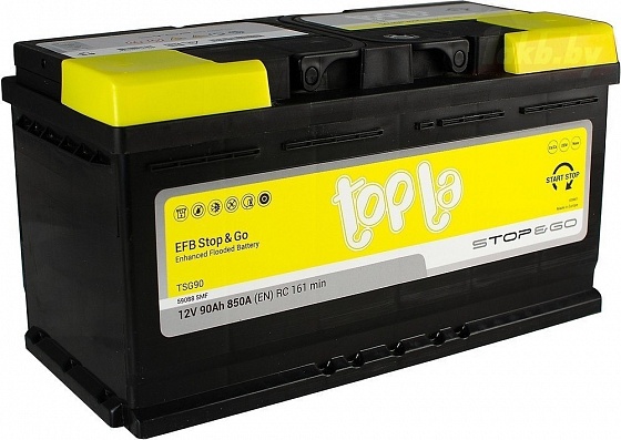 Аккумулятор Topla EFB Stop & Go (90 A/h), 850A R+ (Topla: 112090)