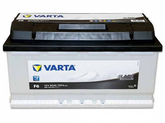 Аккумулятор Varta Black Dynamic F6 (90 А/h), 720А R+ (590 122 072) (VARTA: 590122072)