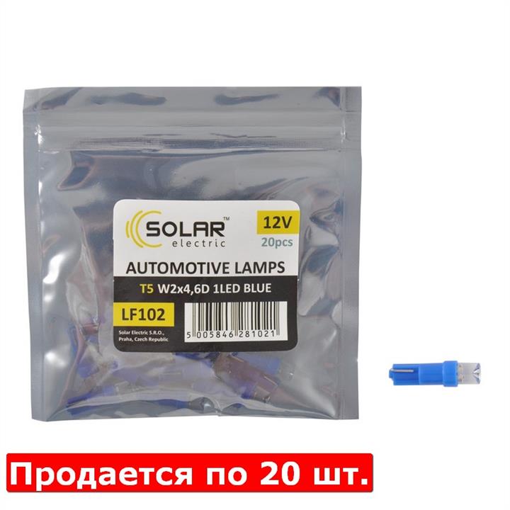 Лампа светодиодная T05 12V W2x4,6d (LF102P) SOLAR LF102_P (SOLAR: LF102_P)