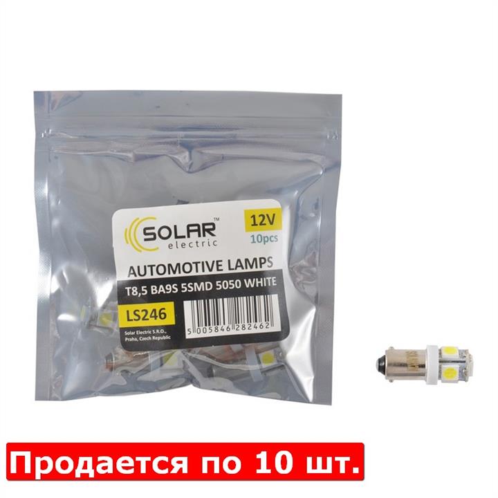 Лампа светодиодная T8,5 12V BA9s (LS246P) SOLAR LS246_P (SOLAR: LS246_P)