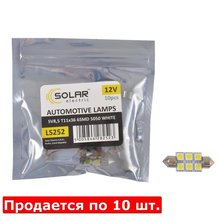 Лампа светодиодная Festoon 36 12V SV8,5 (LS252P) SOLAR LS252_P (SOLAR: LS252_P)