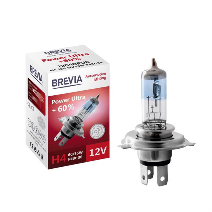 Лампа галогенная Brevia Power White +60% H4 12V 60/55W (12040PUC) Brevia 12040PUC (Brevia: 12040PUC)