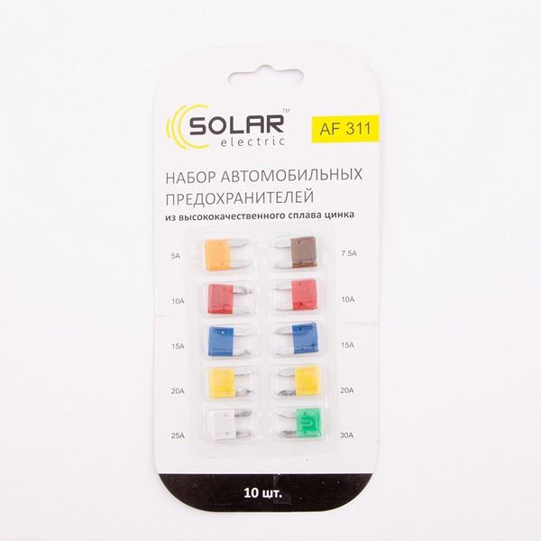 Предохранители блистер мини solar af311 (AF311) SOLAR AF311 (SOLAR: AF311)