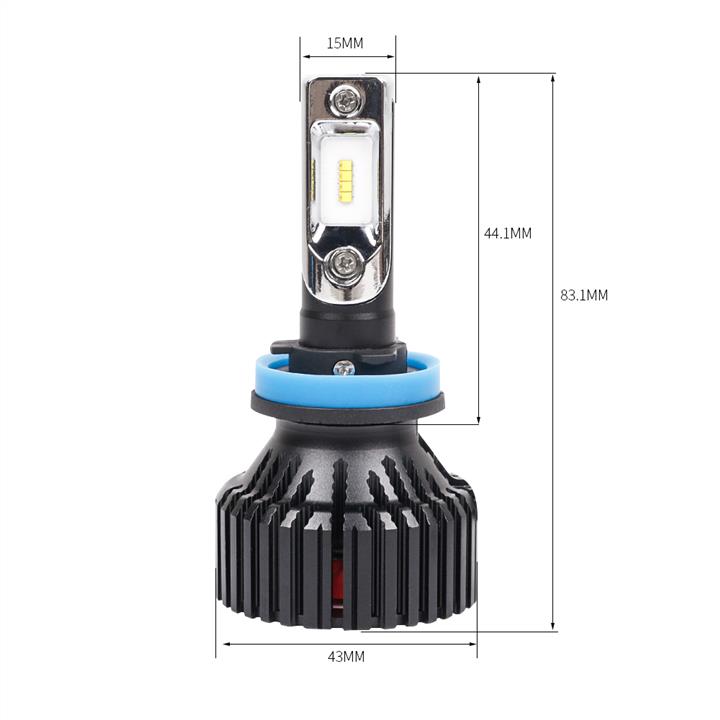 Лампы светодиодные комплект Carlamp Smart Vision H11 12V 30W 6500K (2 шт.) (SM11) Carlamp SM11 (Carlamp: SM11)