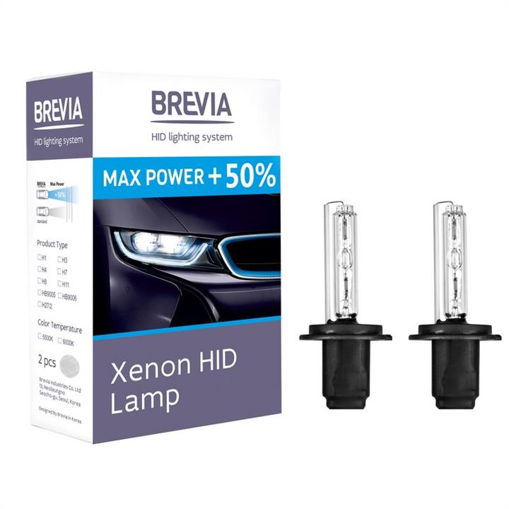 Лампа ксеноновая Brevia Max Power +50% H3 12V 35W (2 шт.) (12350MP) Brevia 12350MP (Brevia: 12350MP)