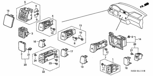 Лампа накаливания (35151S0XA11) Honda 35151-S0X-A11 (Honda: 35151-S0X-A11)