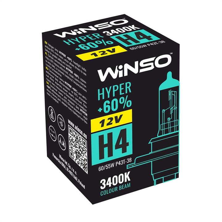 Лампа галогенная Winso Hyper +60% H4 12V 60/55W (712420) Winso 712420 (Winso: 712420)