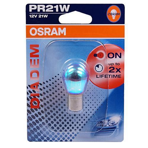 Лампа накаливания красная PR21W 12V 21W (7508LDR) Osram 7508LDR (OSRAM: 7508LDR)