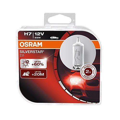 Лампа галогенная Osram Silverstar +60% H7 12V 55W (2 шт.) (64210SV2DUOBOX) Osram 64210 SV2 DUOBOX (OSRAM: 64210 SV2 DUOBOX)