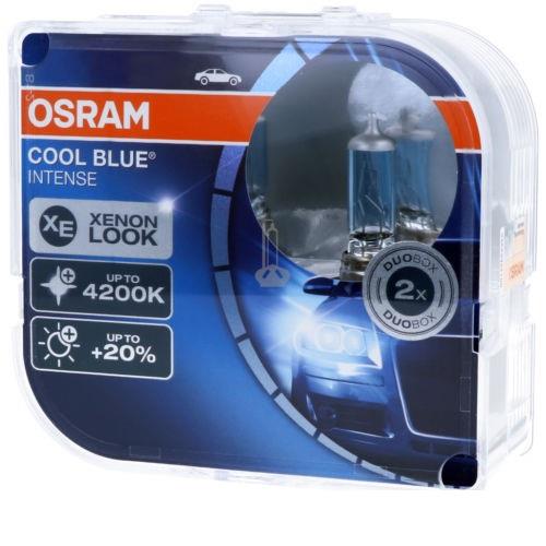 Лампа галогенная Osram Cool Blue Intense H1 12V 55W (64150CBIDUO) Osram 64150 CBI DUO (OSRAM: 64150 CBI DUO)