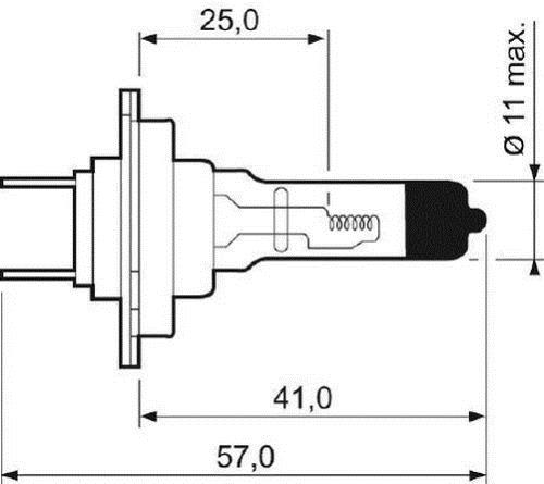 Лампа галогенная Narva RangePower +50% H7 12V 55W (483394000) Narva 483394000 (NARVA: 483394000)