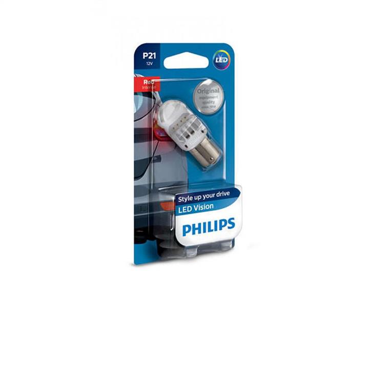 Лампа светодиодная Philips Vision LED P21W 12V BA15s (12839REDB1) Philips 12839REDB1 (PHILIPS: 12839REDB1)