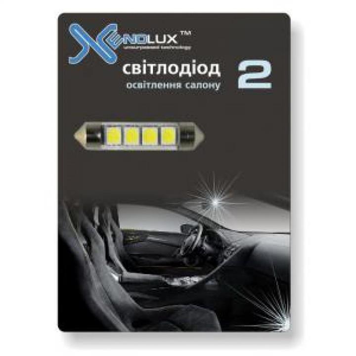 Лампа светодиодная T10 (2 шт.) (10394SMD) Xenolux 10-39-4SMD (Xenolux: 10-39-4SMD)