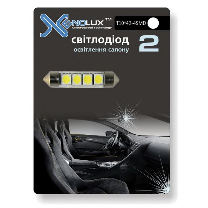 Лампа светодиодная Festoon 42 12V SV8,5 (2 шт.) (20050) Xenolux 20050 (Xenolux: 20050)