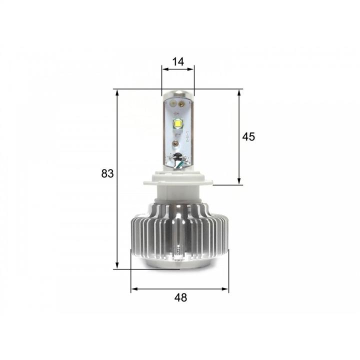 Лампы светодиодные комплект Sho-Me G1.3 H7 6000K (SHG13H76000K20W) Sho-Me SH G1.3 H7 6000K 20W (Sho-Me: SH G1.3 H7 6000K 20W)