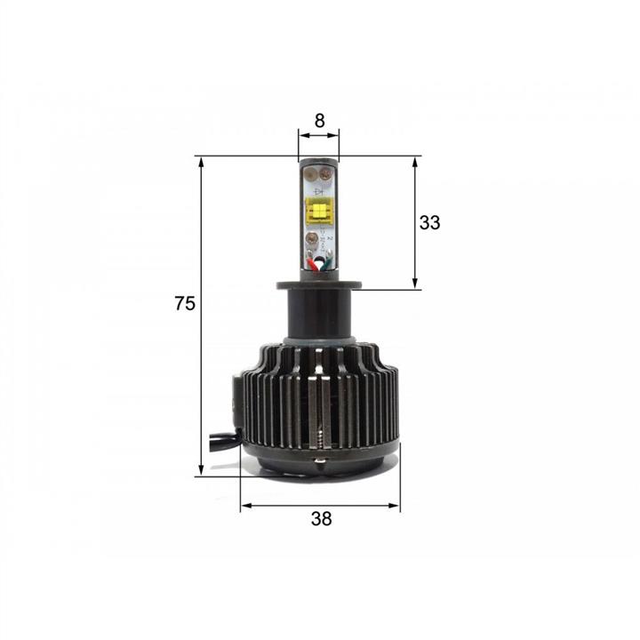 Лампы светодиодные комплект Sho-Me G1.1 H3 6000K (SHG11H36000K30W) Sho-Me SH G1.1 H3 6000K 30W (Sho-Me: SH G1.1 H3 6000K 30W)