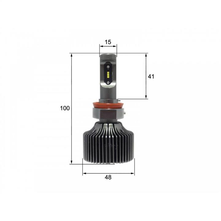 Лампы светодиодные комплект Sho-Me G5.3 H11 6000K (SMG53H116000K30W) Sho-Me SM G5.3 H11 6000K 30W (Sho-Me: SM G5.3 H11 6000K 30W)