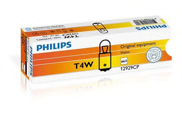 Лампа накаливания T4W 12V 4W (21979473) Philips 21979473 (PHILIPS: 21979473)