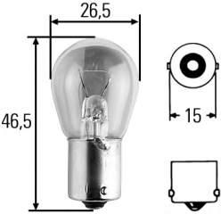 Лампа накаливания R24V/18W 24V 18W (324180) Beru 324180 (BERU: 324180)